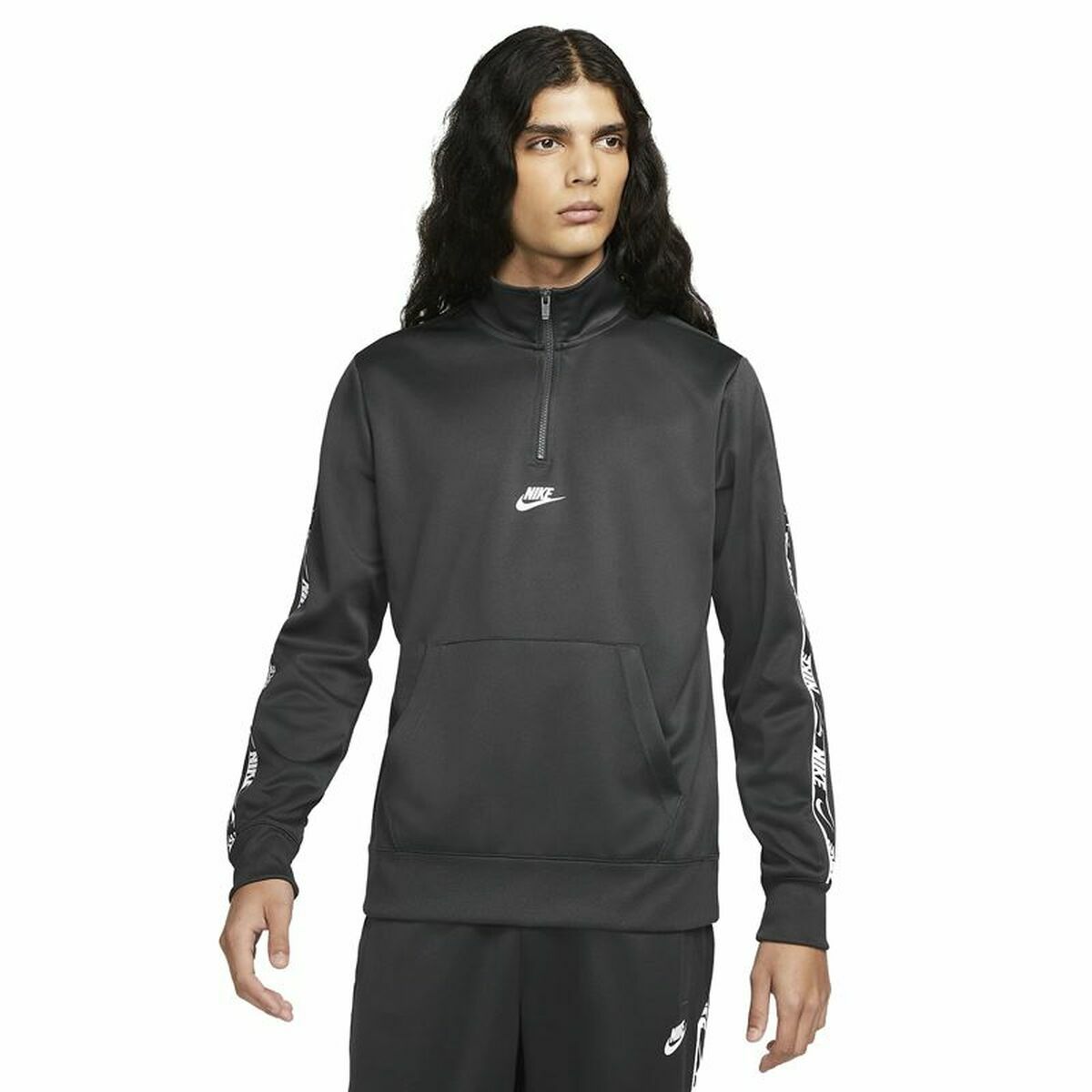 Herren-Sweatshirt ohne Kapuze Sportswear Nike Dunkelgrau
