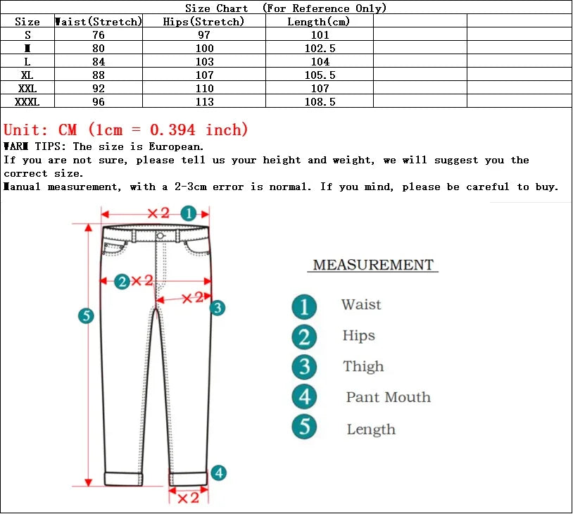 Männer Straße elastische Jeans Jeans waschen einfarbige Multi-Taschen Cargo hose lässig Slim Fit täglich tragen Jogger mittlere Taille Hose