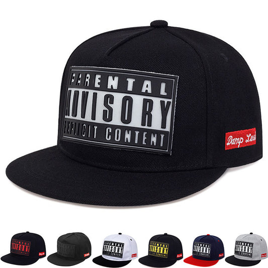 Polyester Snapback Cap, Adjustable Sports Baseball Hat with ADV Lettering, Casual Hip Hop Sunshade Dad Hat for Men and Women, Baseball Cap